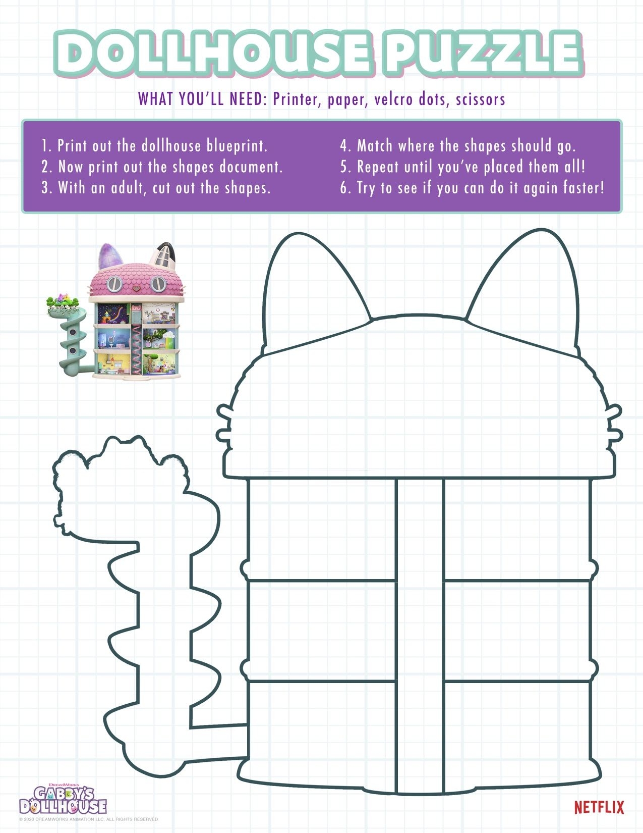 Gabby S Dollhouse Printable Gabby S Dollhouse Printable