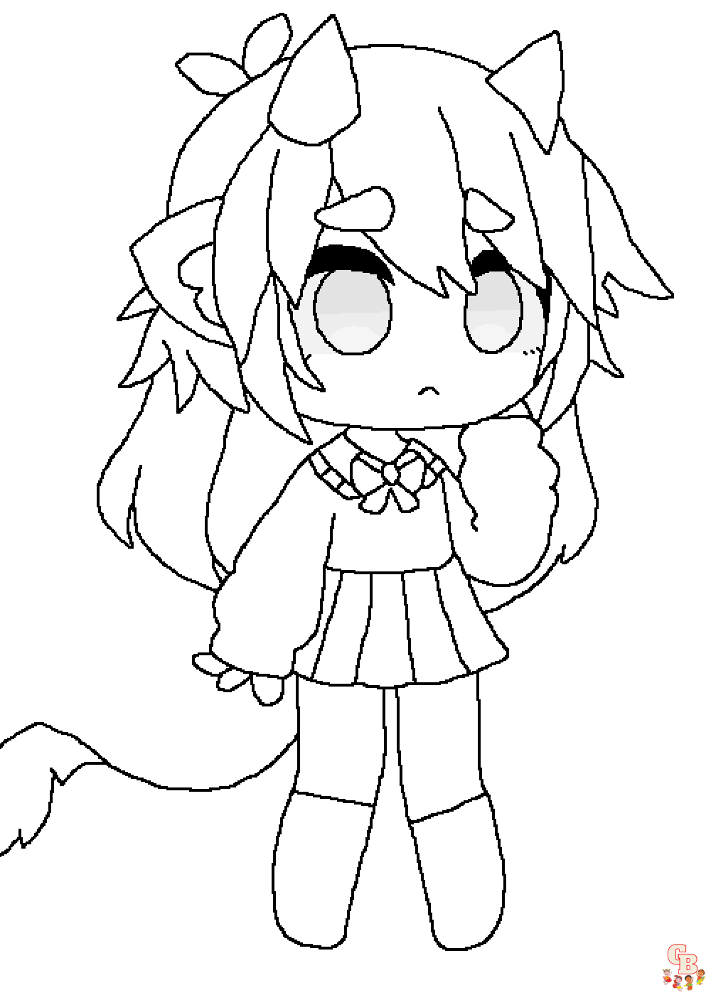 Gacha Life Printable Coloring Pages Gacha Life Printable Coloring Pages