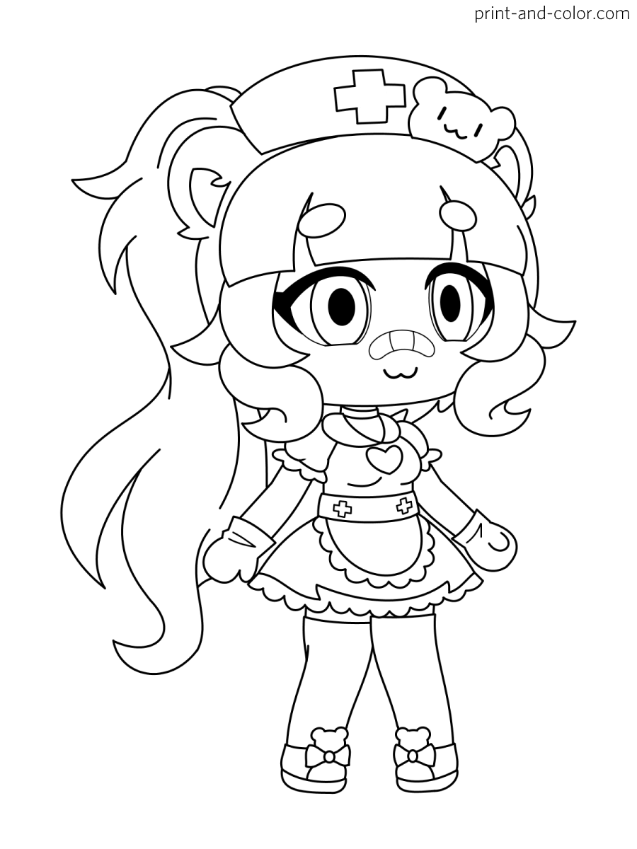 Gacha Life Printable Coloring Pages Gacha Life Printable Coloring Pages