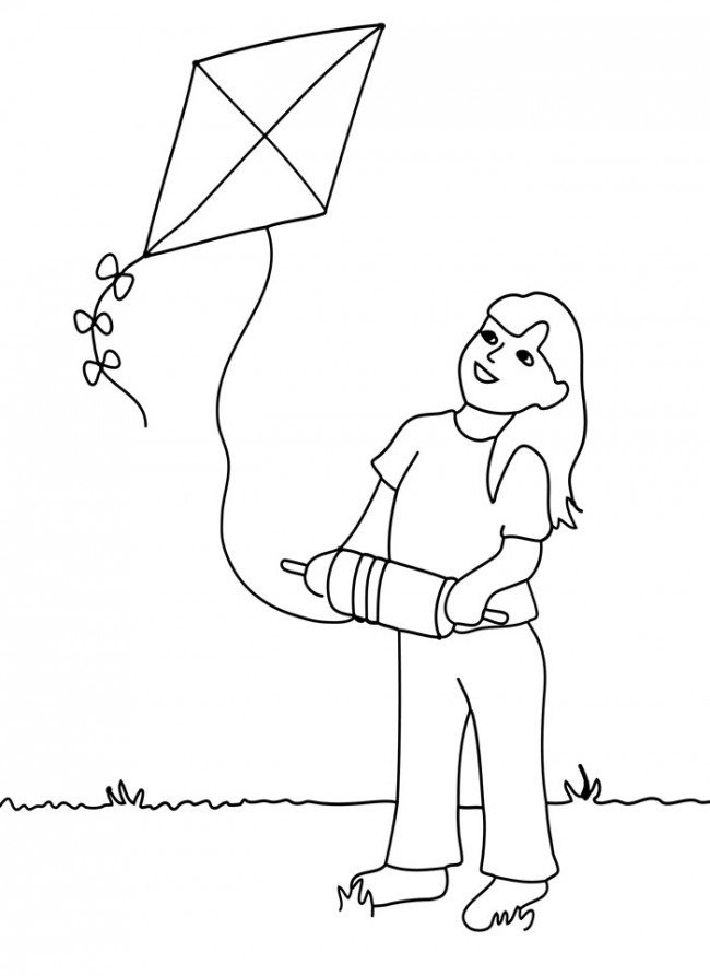 Gambar Coloring Pages Kids Printable Drawing Kite Kindergarten Di Gambar Coloring Pages Kids Printable Drawing Kite Kindergarten Di