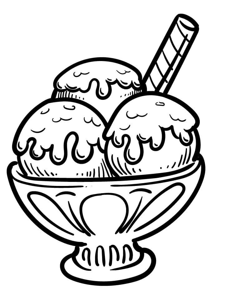 Free Printable Ice Cream Coloring Pages Free Printable Ice Cream Coloring Pages