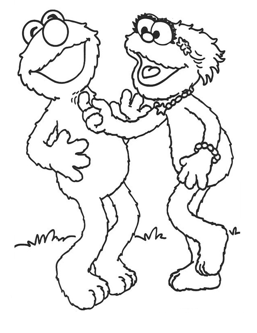 Gangster Elmo Coloring Pages Gangster Elmo Coloring Pages
