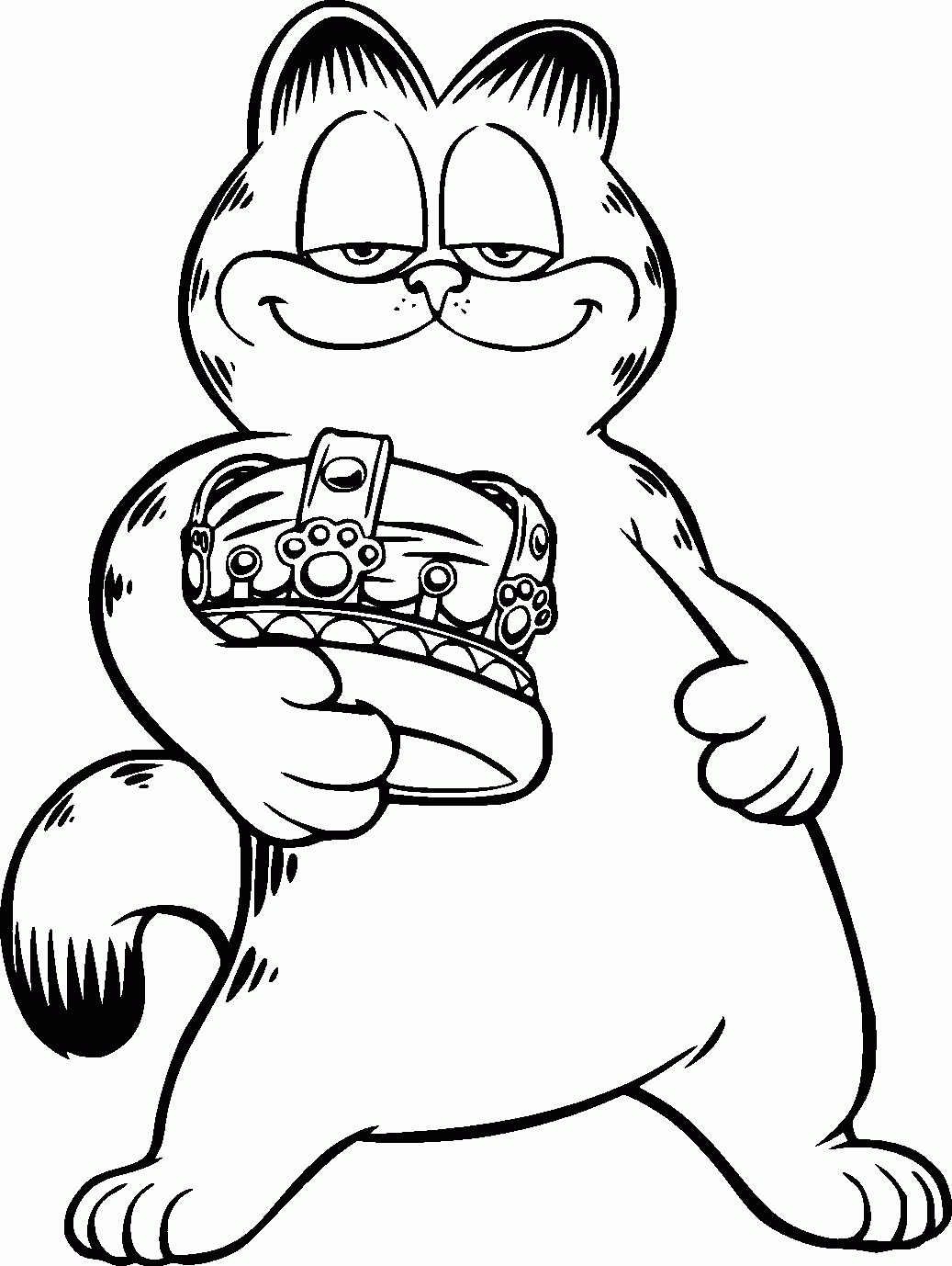 Garfield Coloring Pages At GetColorings Free Printable Colorings