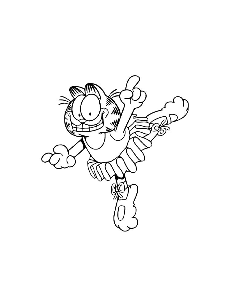 Garfield Coloring Pages
