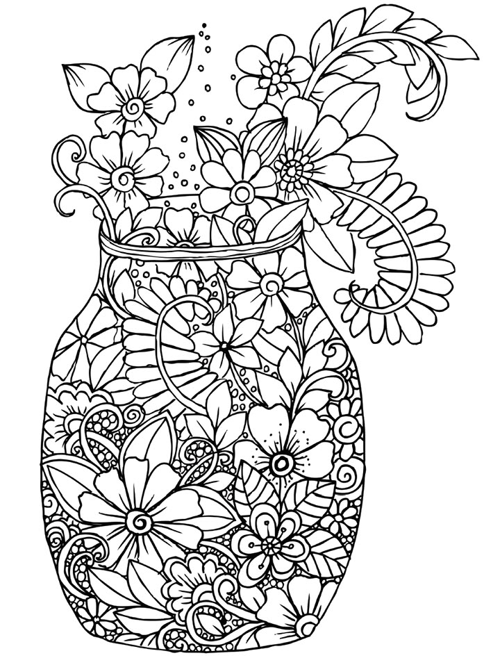Gel Pens Coloring Coloring Pages Gel Pens Coloring Coloring Pages