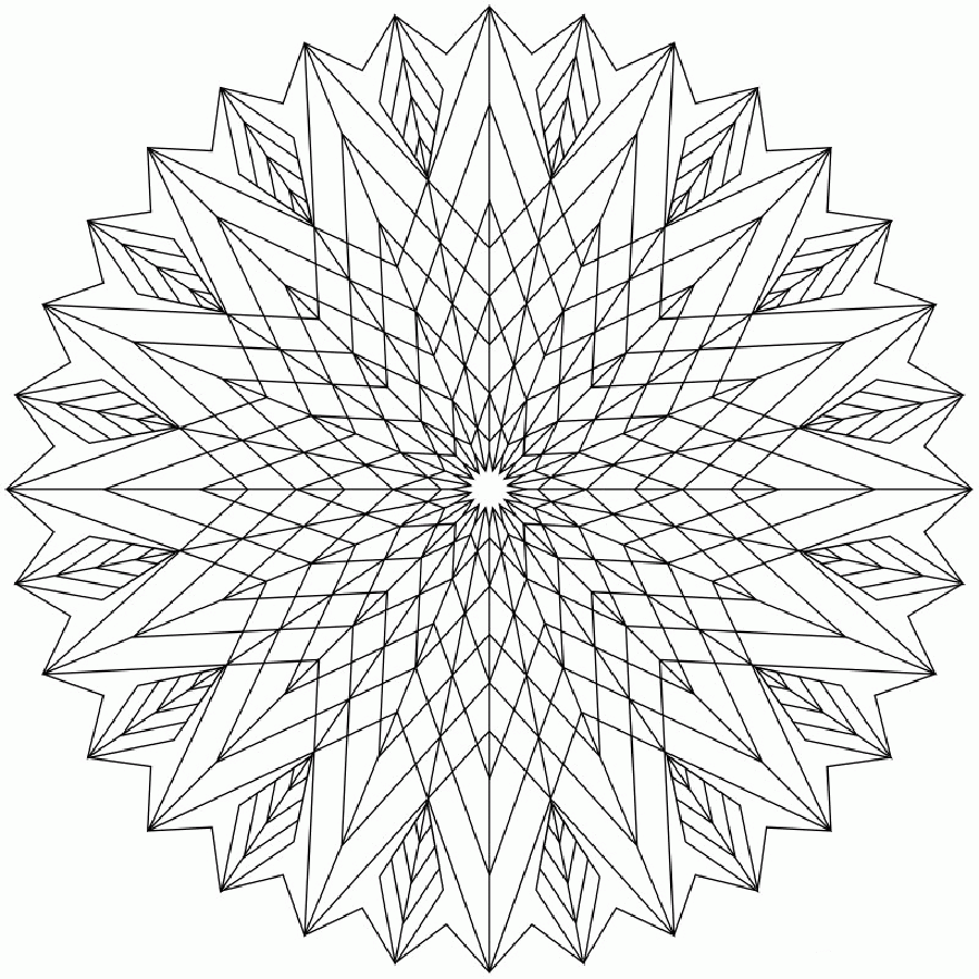 Geometric Coloring Pages Printable Geometric Coloring Pages Printable