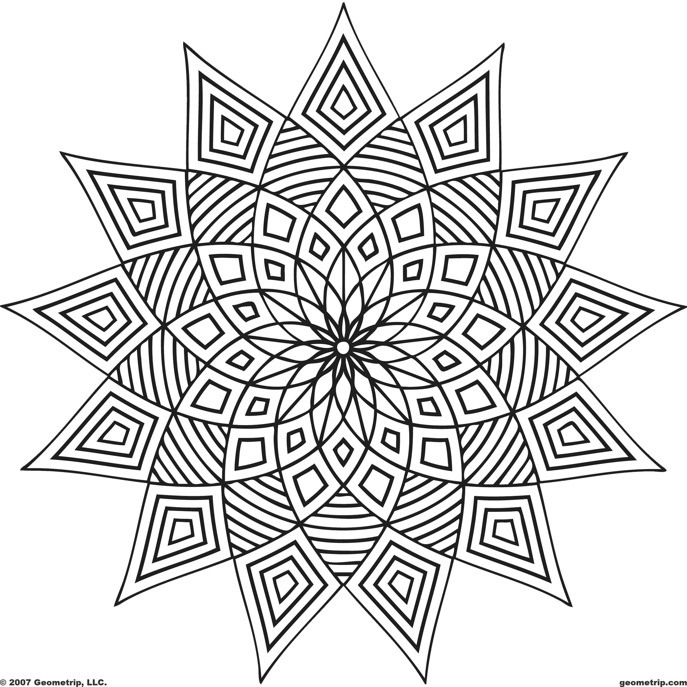 Geometric Printable Geometric Mandala Coloring Pages Clip Art Library Geometric Printable Geometric Mandala Coloring Pages Clip Art Library