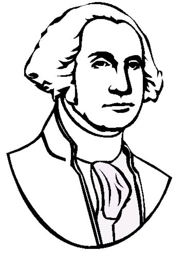 George Washington Coloring Pages Printable George Washington Coloring Pages Printable