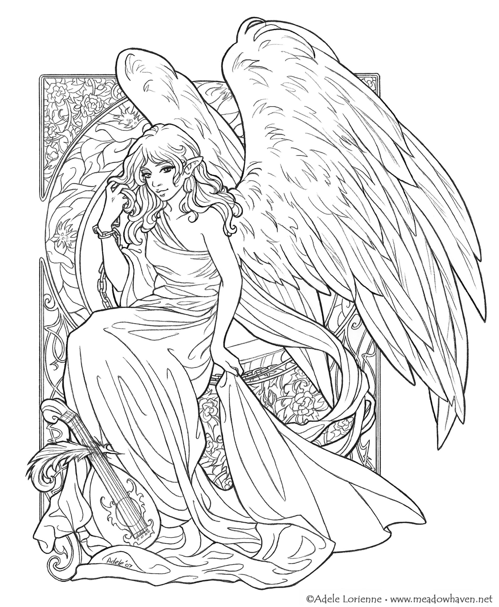 Get This Adult Fantasy Coloring Pages 2wag Get This Adult Fantasy Coloring Pages 2wag
