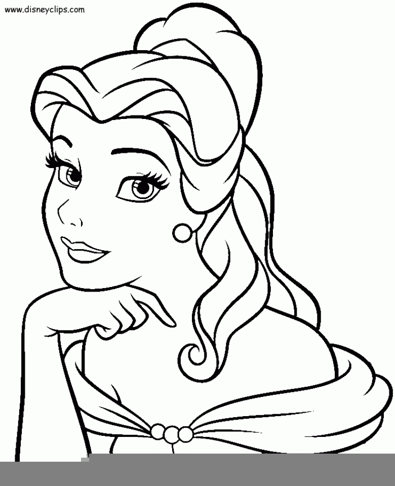 Belle Coloring Pages Printable Belle Coloring Pages Printable