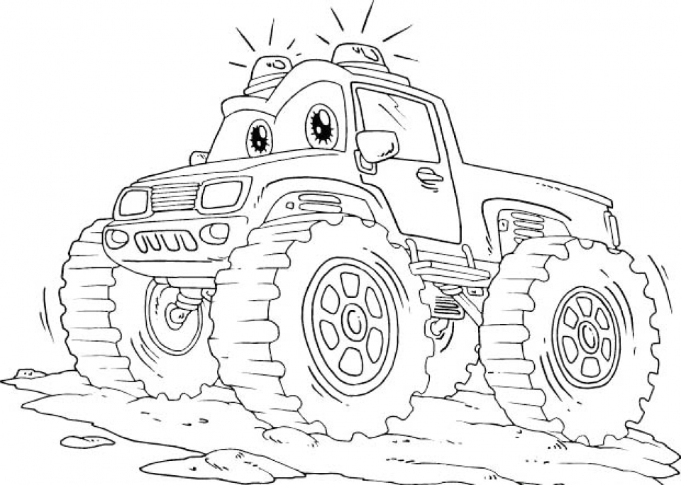 Get This Monster Truck Coloring Pages Free Printable 85187 Get This Monster Truck Coloring Pages Free Printable 85187