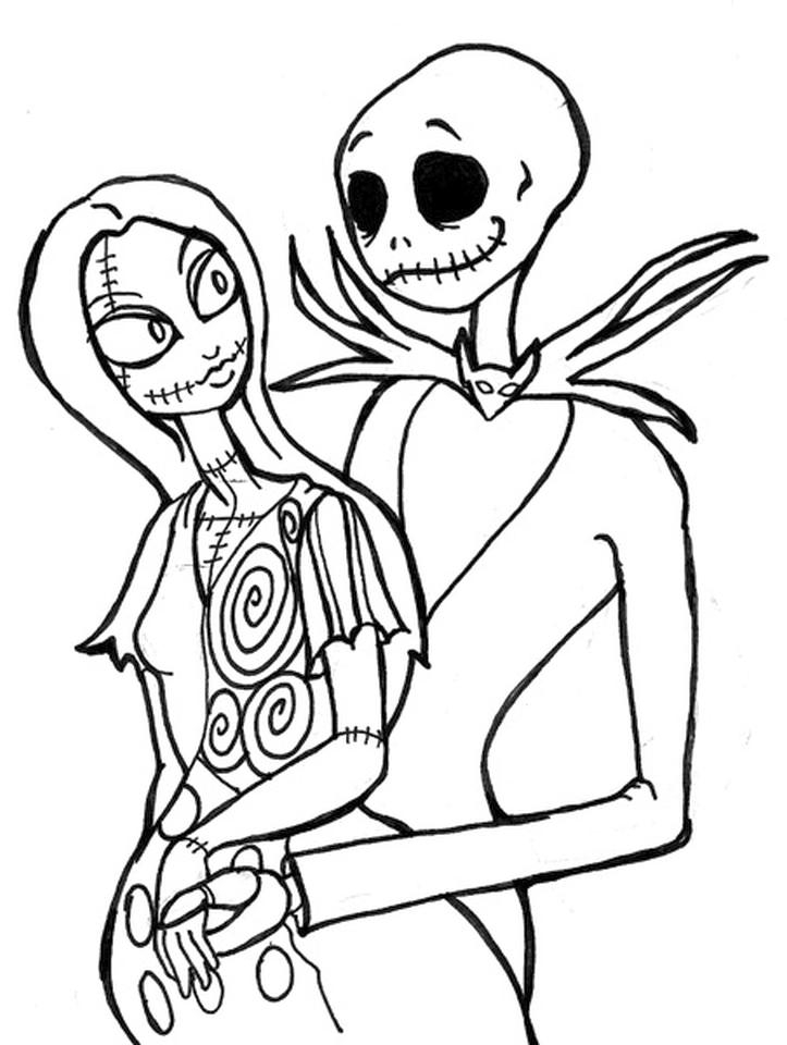 Printable Nightmare Before Christmas Coloring Pages Printable Nightmare Before Christmas Coloring Pages