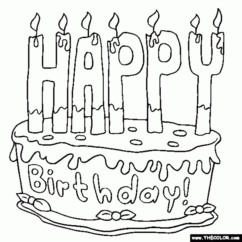 Get This Printable Birthday Cake Coloring Pages 29255 Get This Printable Birthday Cake Coloring Pages 29255