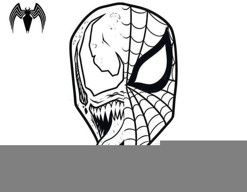 Get This Venom Coloring Pages Printable Venom And Spiderman Mask Get This Venom Coloring Pages Printable Venom And Spiderman Mask