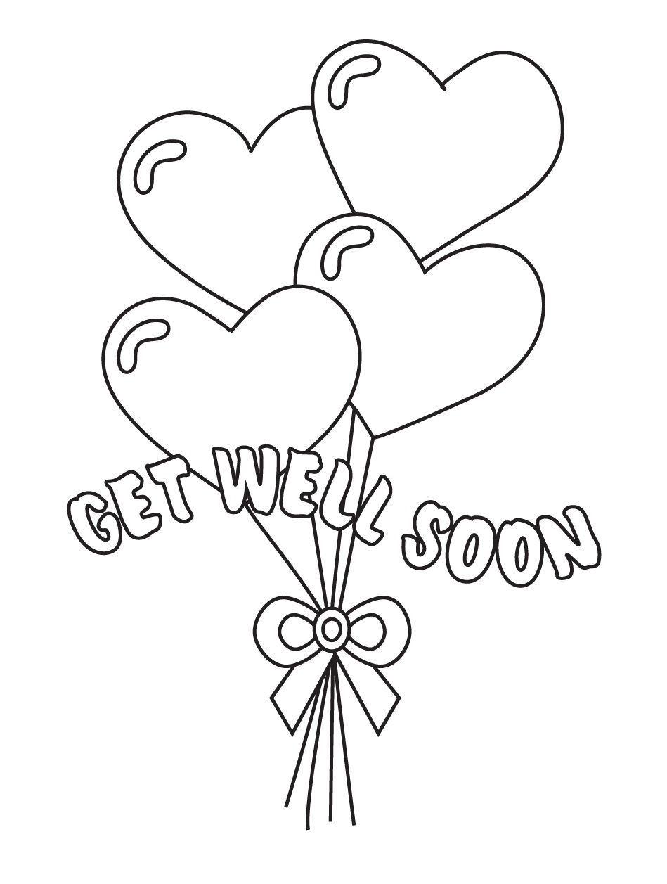 Free Printable Get Well Coloring Pages Free Printable Get Well Coloring Pages