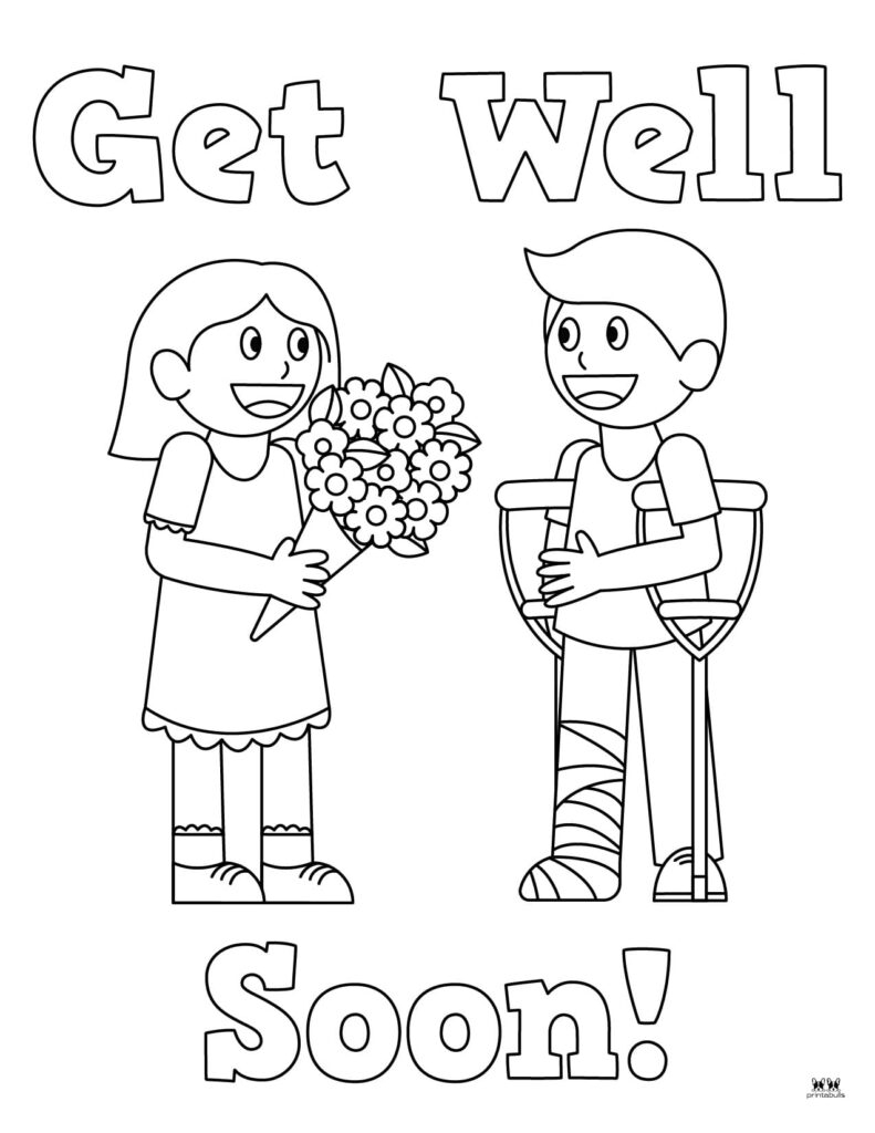 Get Well Soon Coloring Pages 15 FREE Pages Printabulls Get Well Soon Coloring Pages 15 FREE Pages Printabulls