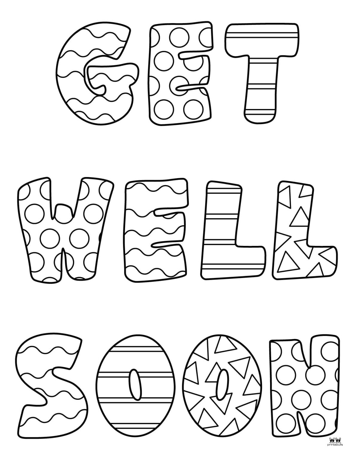 Get Well Soon Coloring Pages 15 FREE Pages Printabulls Get Well Soon Coloring Pages 15 FREE Pages Printabulls