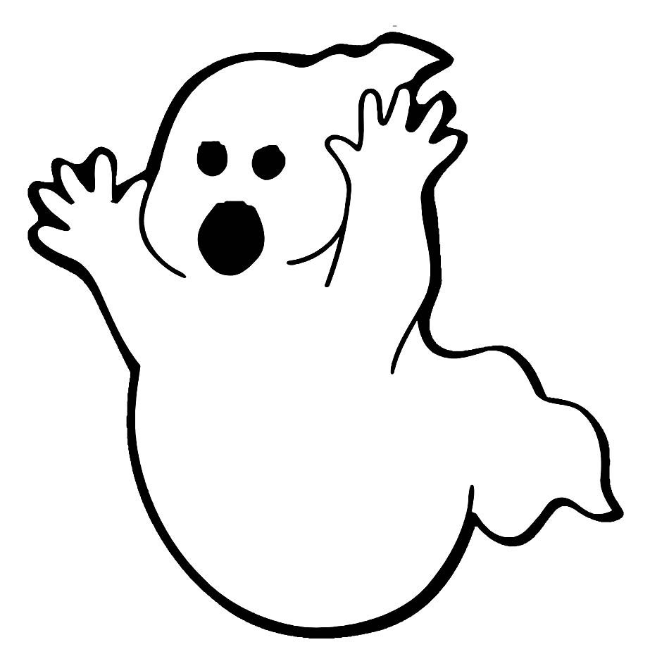 Ghost Coloring Pages Printable Ghost Coloring Pages Printable