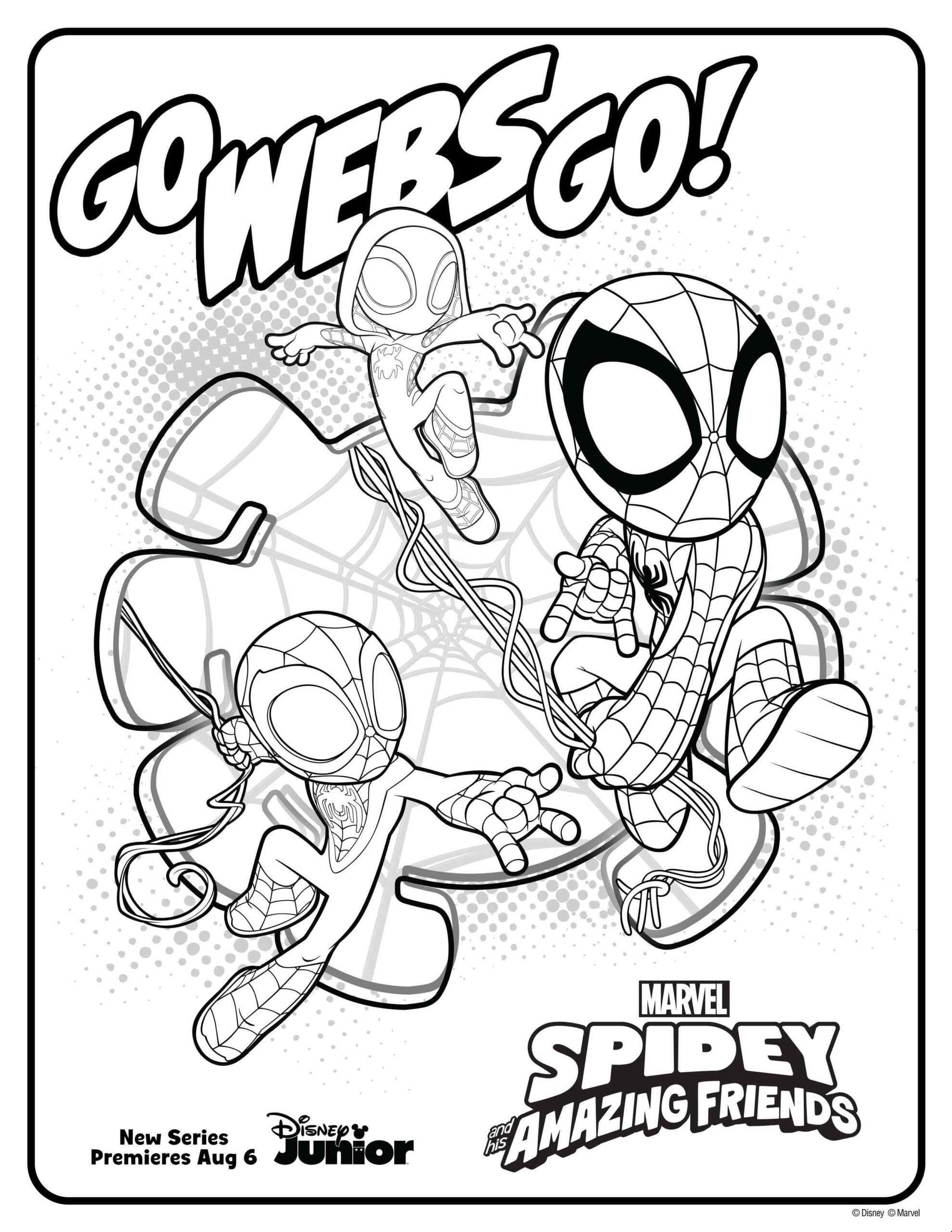 Ghost Spider Man Coloring Pages