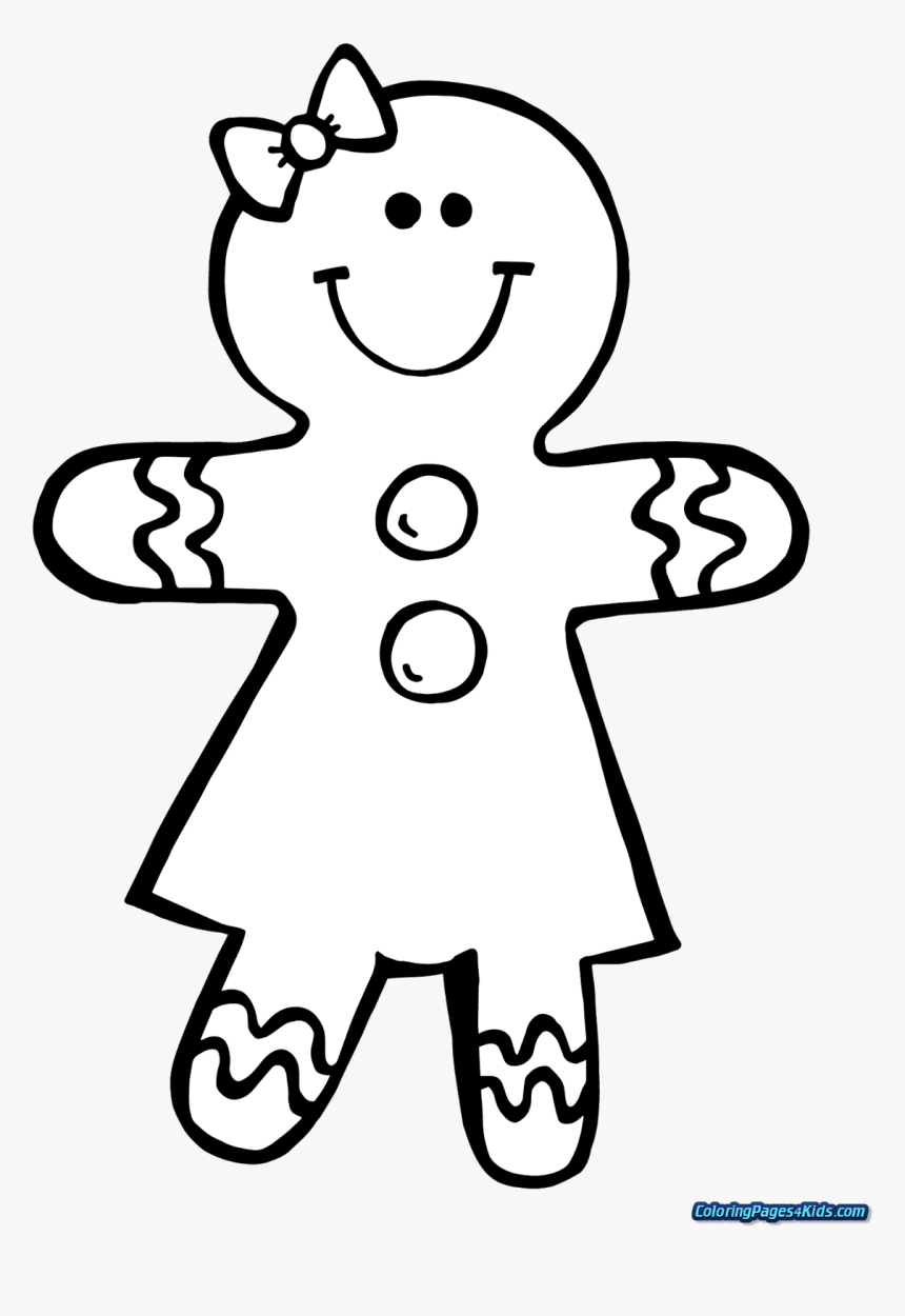 Free Printable Gingerbread Coloring Pages