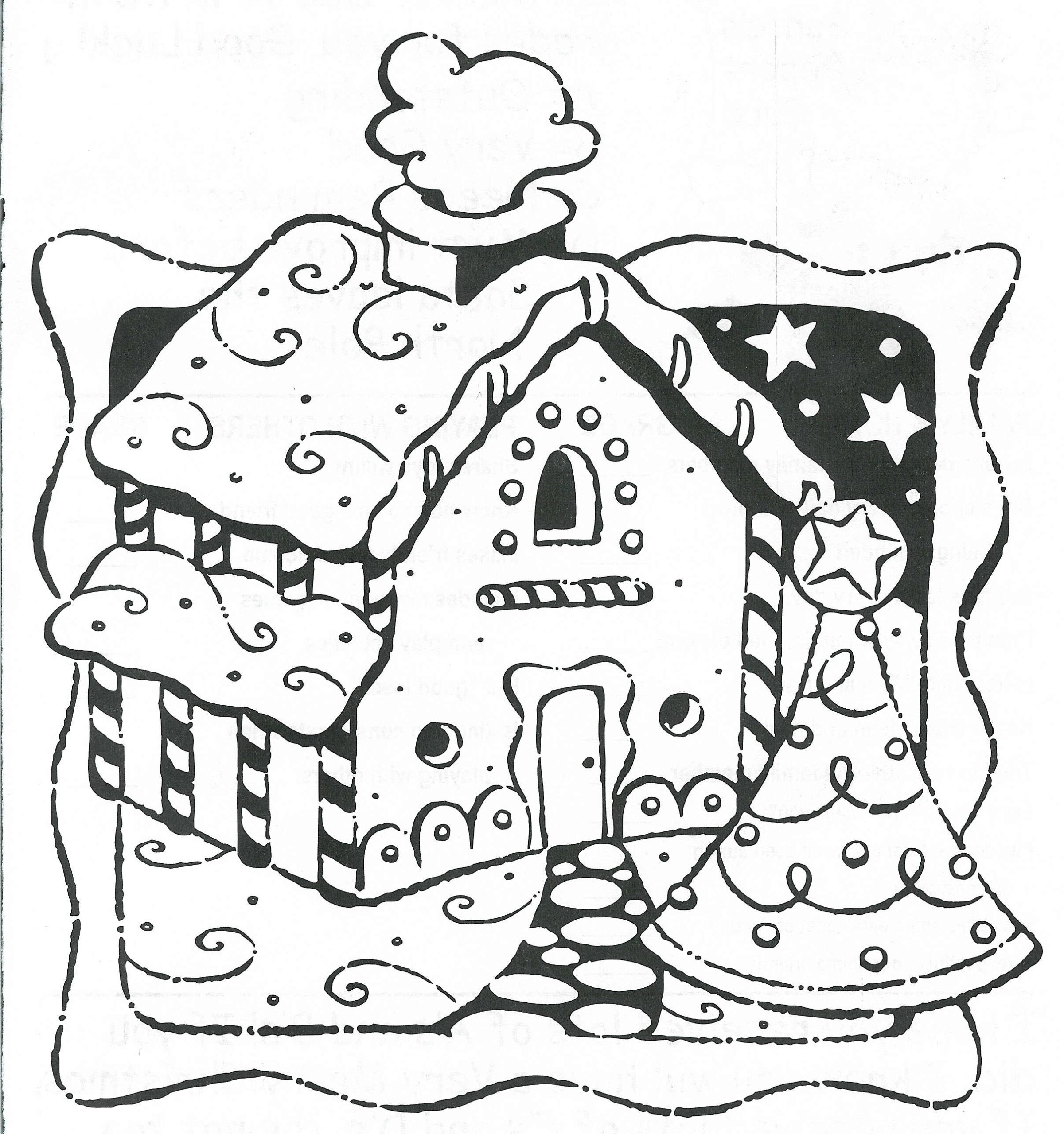 Gingerbread House Coloring Page Printable Coloring Home Gingerbread House Coloring Page Printable Coloring Home