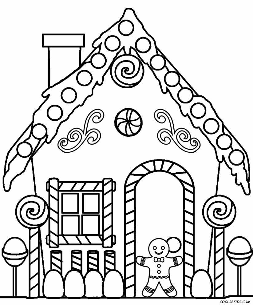 Gingerbread House Coloring Pages Candy Coloring Pages House Colouring Gingerbread House Coloring Pages Candy Coloring Pages House Colouring