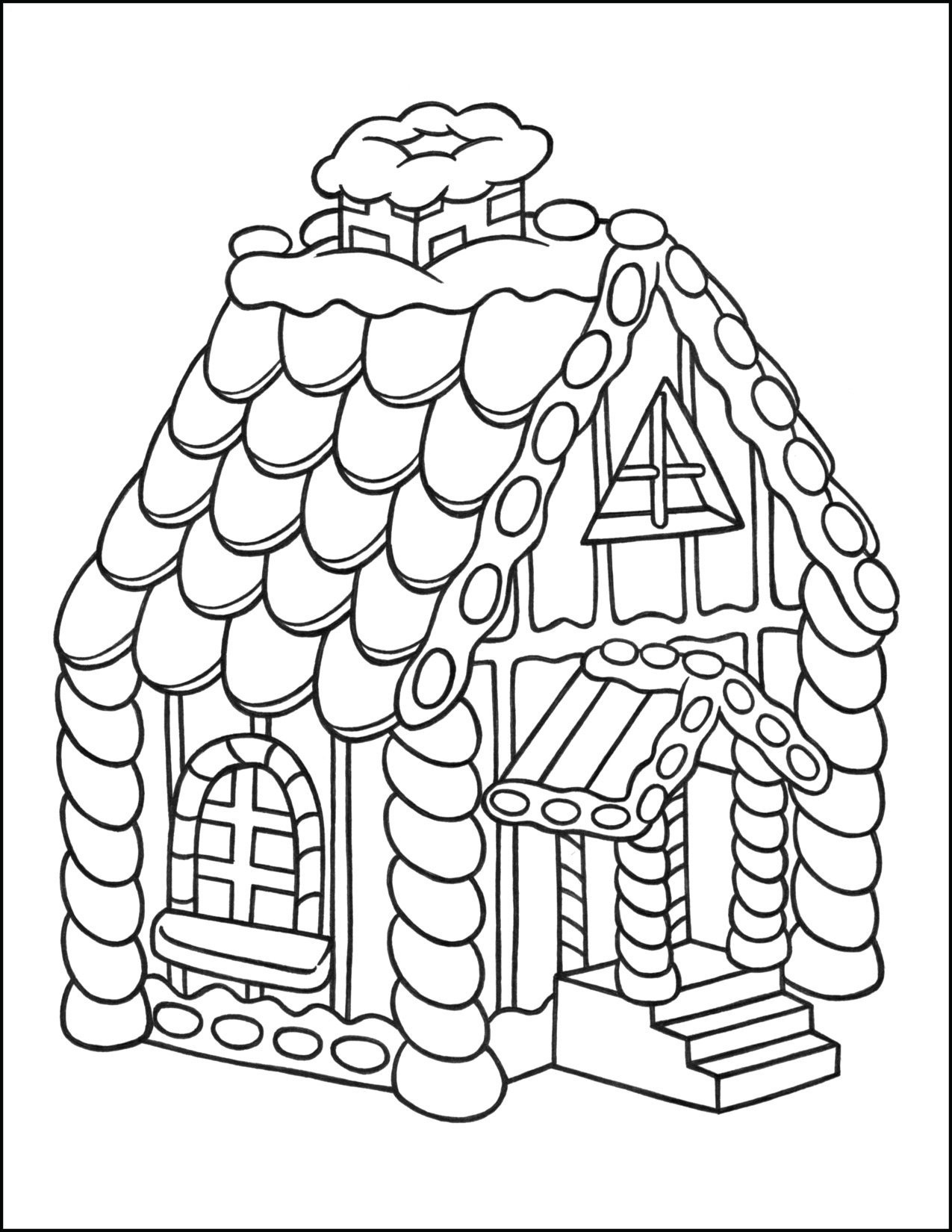 House Color Pages Printable House Color Pages Printable