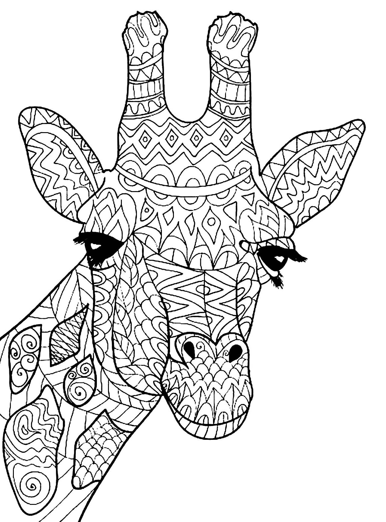 Giraffe Coloring Pages Printable Giraffe Coloring Pages Printable