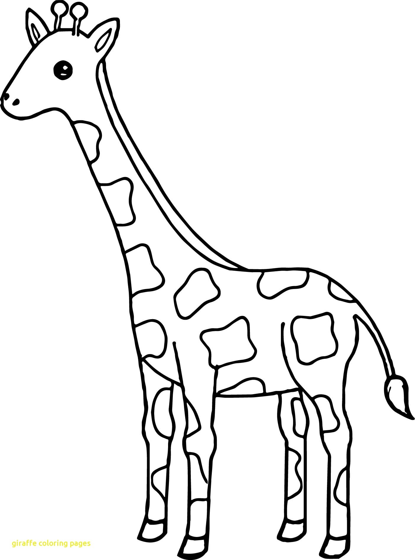 Giraffe Printable Coloring Pages