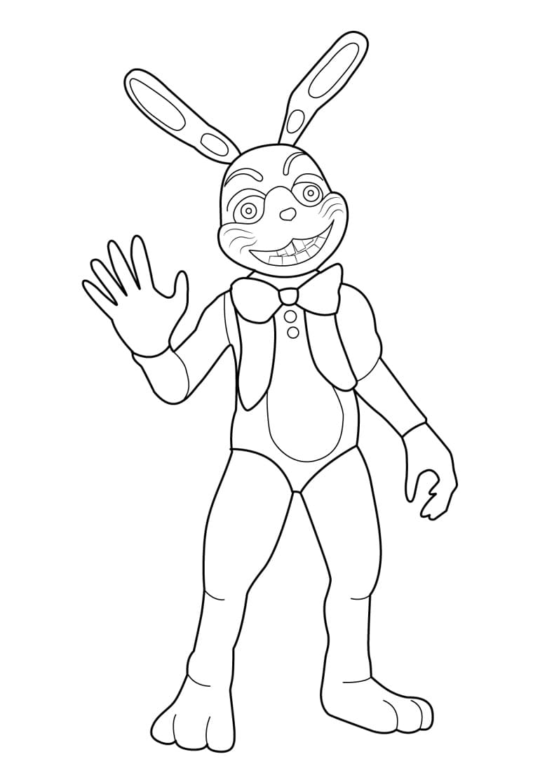 Glitchtrap FNAF Coloring Page Free Printable Coloring Pages For Kids Glitchtrap FNAF Coloring Page Free Printable Coloring Pages For Kids