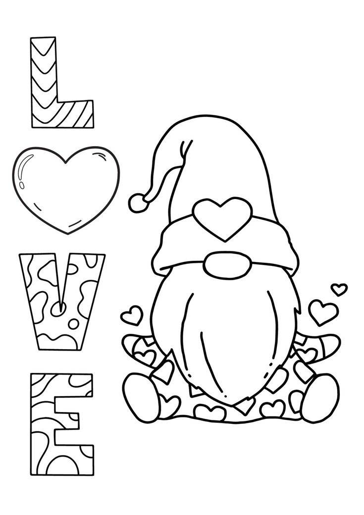 Gnome Coloring Pages Free Printable PDF Gnome Coloring Pages Free Printable PDF