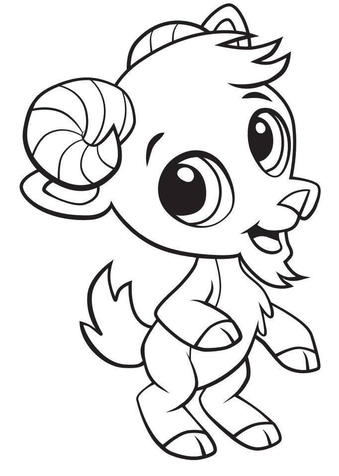 Goat Coloring Pages Free Printable Coloring Pages For Kids Goat Coloring Pages Free Printable Coloring Pages For Kids