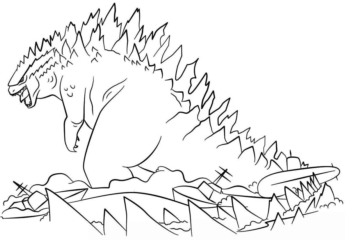 Godzilla Coloring Pages Easy Vrogue Co Godzilla Coloring Pages Easy Vrogue Co