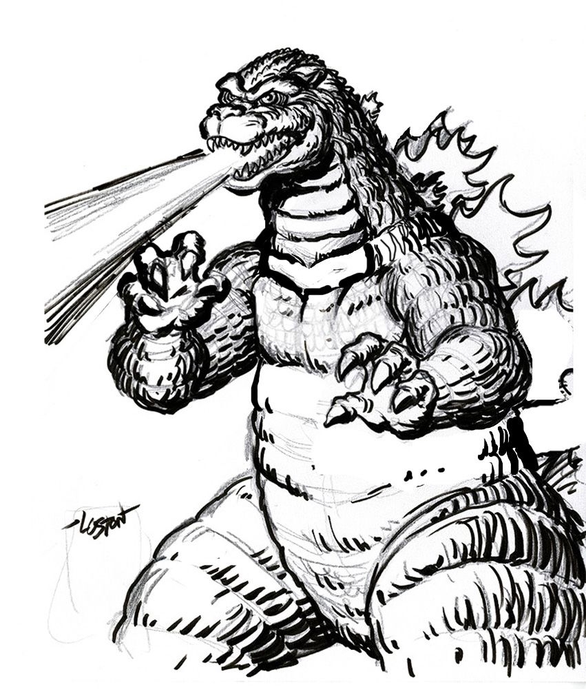 Godzilla Printable Coloring Pages Godzilla Printable Coloring Pages