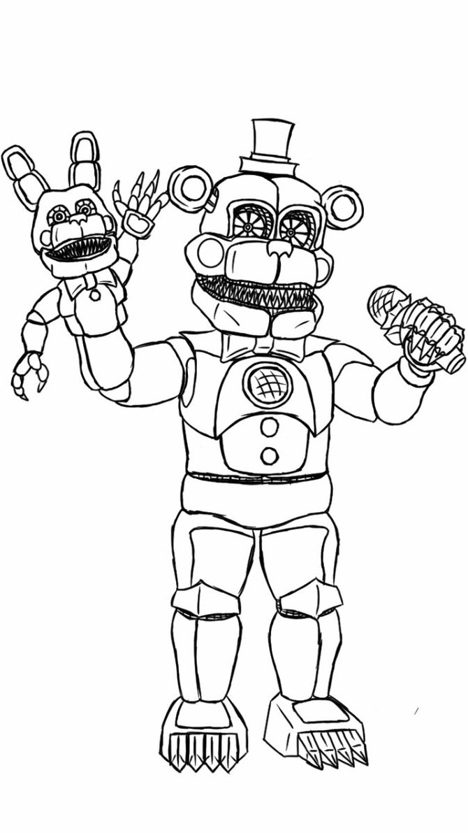 Golden Freddy Coloring Pages At GetColorings Free Printable Golden Freddy Coloring Pages At GetColorings Free Printable