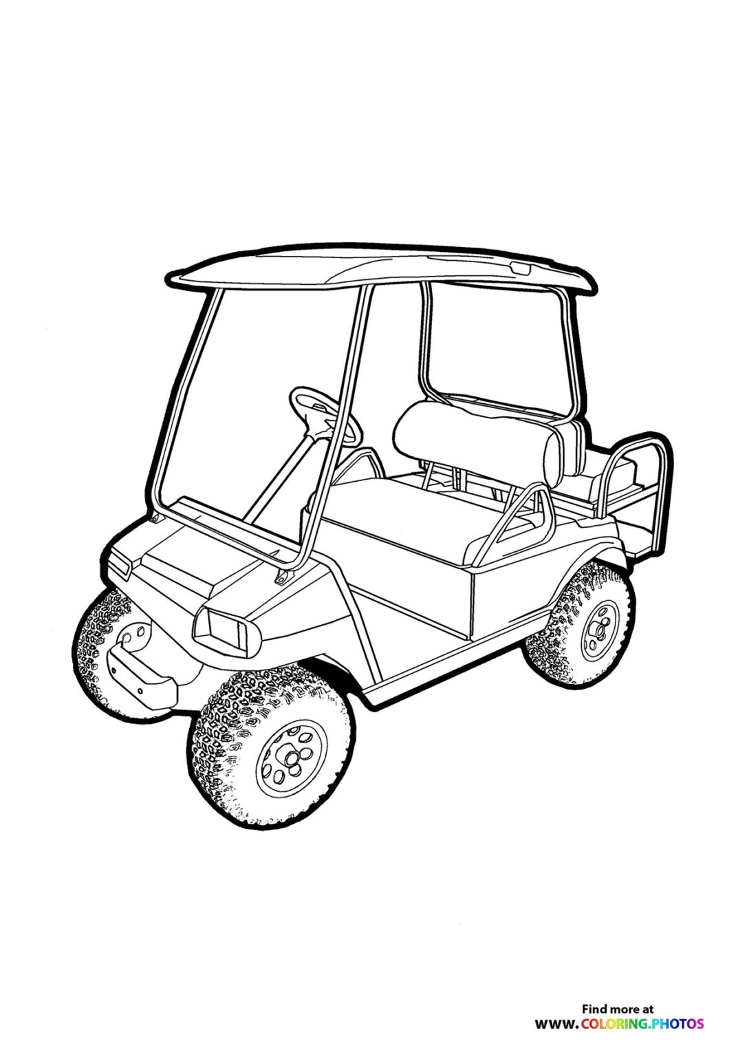 Printable Golf Coloring Pages