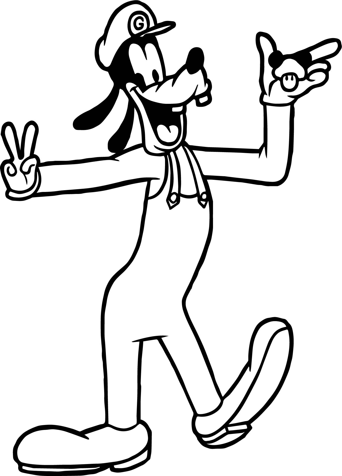 Goofy Printable Coloring Pages Goofy Printable Coloring Pages
