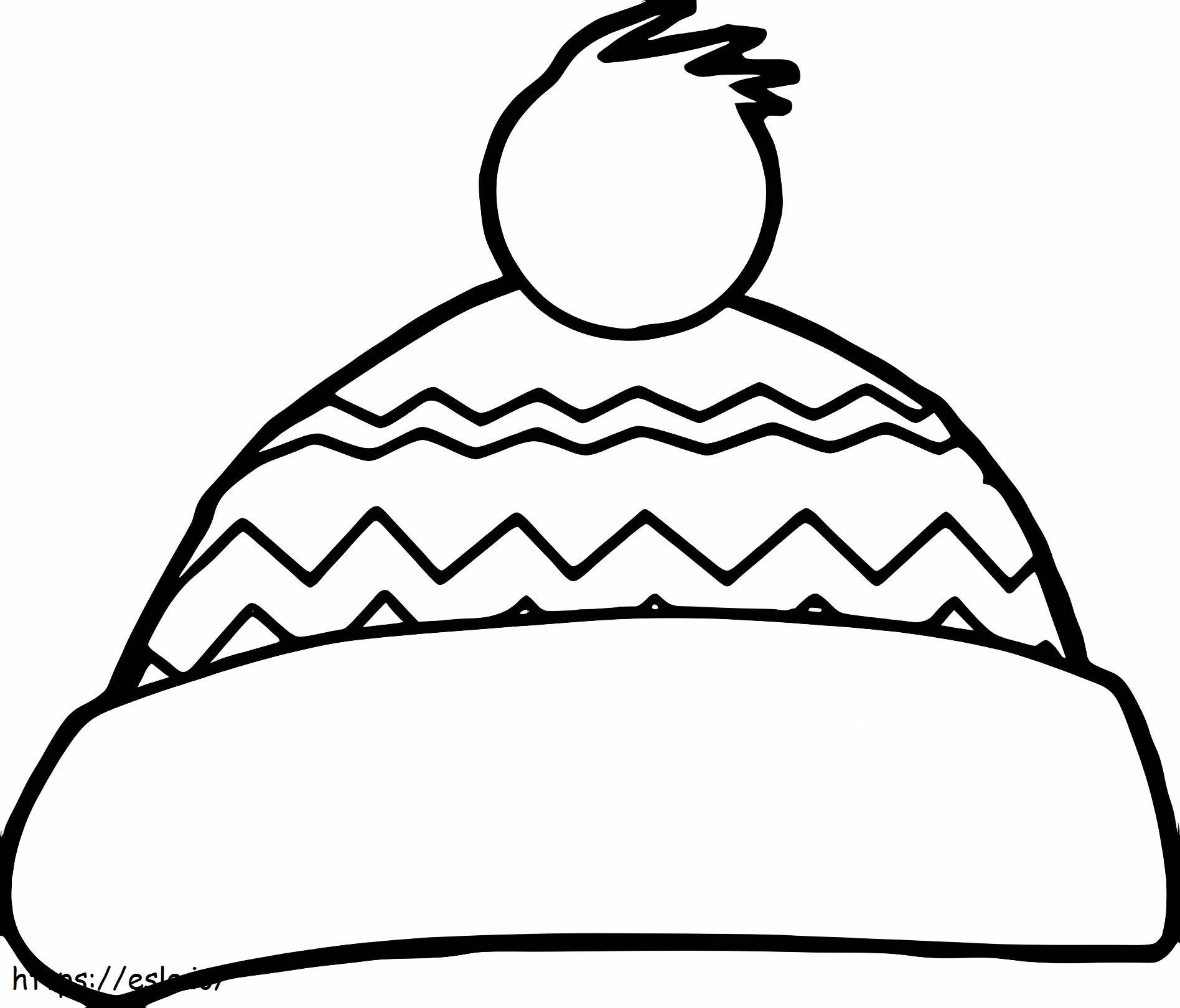 Gorro Para Colorir Gorro Para Colorir