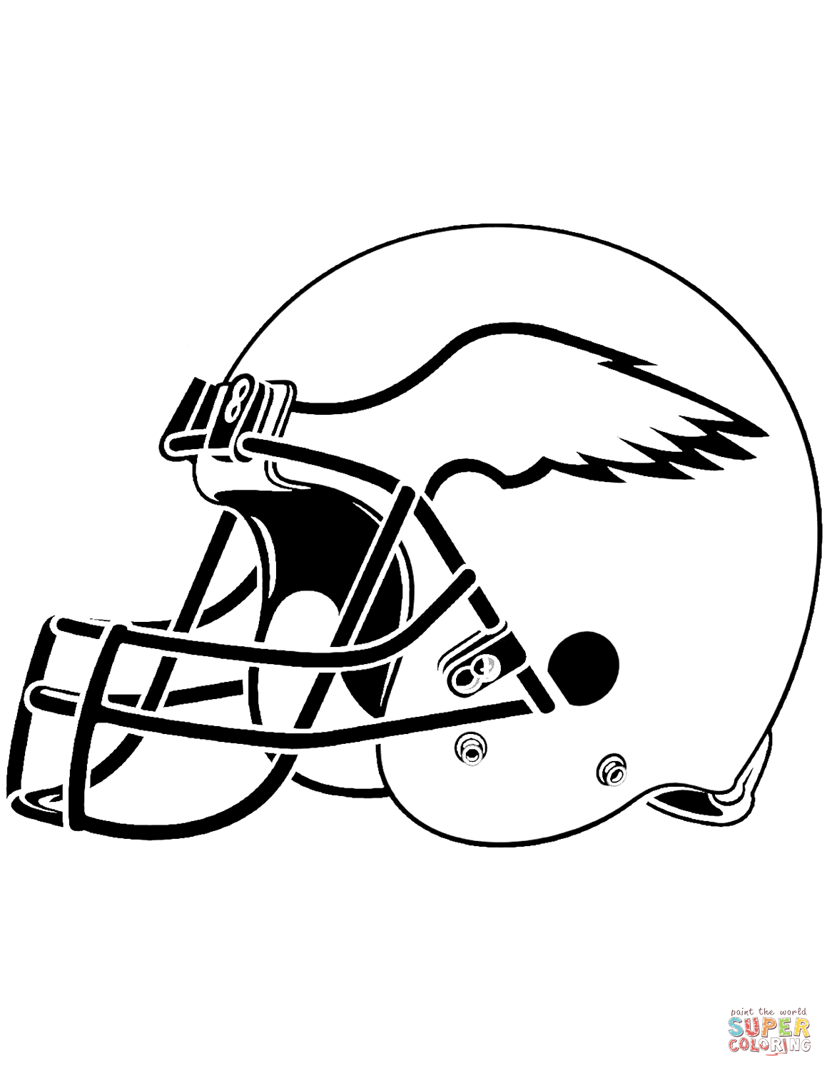 Grab Your New Coloring Pages Eagles Football For You Https Grab Your New Coloring Pages Eagles Football For You Https