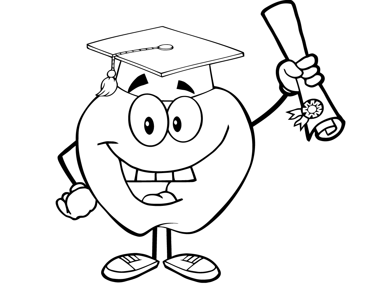 Graduation Coloring Pages Free Printable Graduation Coloring Pages Free Printable