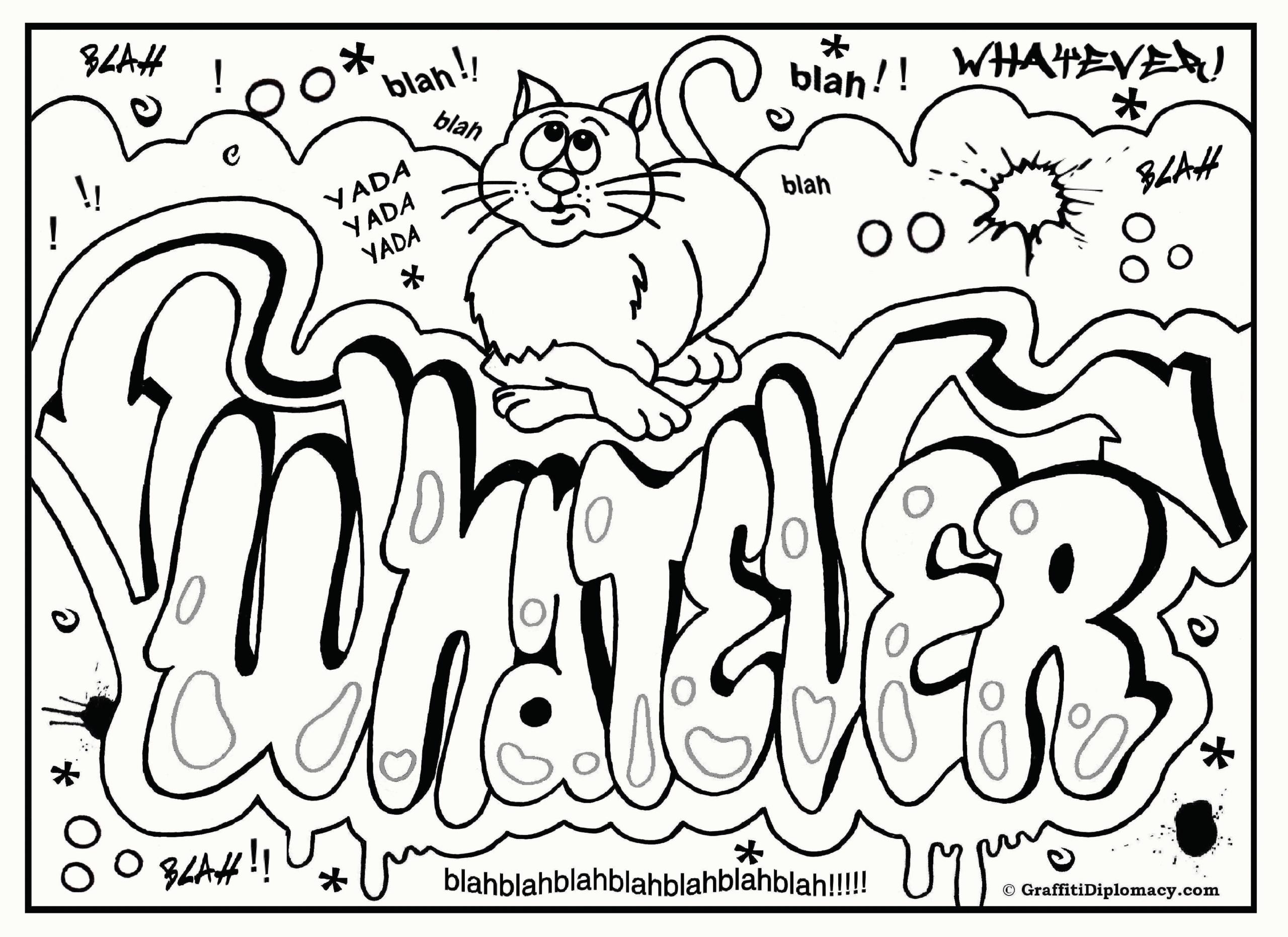 Graffiti Printable Coloring Pages Printable Word Searches Graffiti Printable Coloring Pages Printable Word Searches