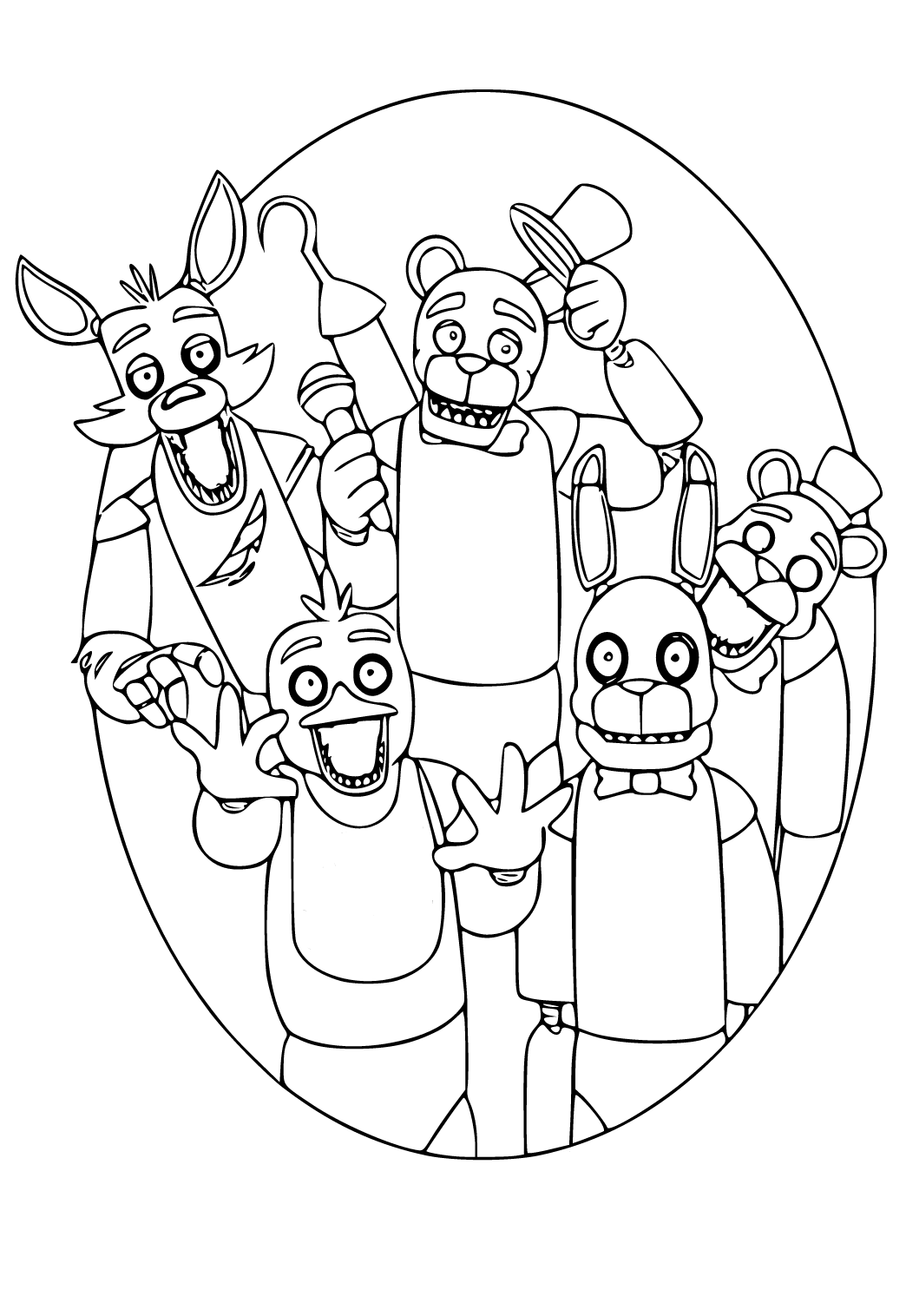 5 Nights At Freddy'S Printable Coloring Pages 5 Nights At Freddy'S Printable Coloring Pages