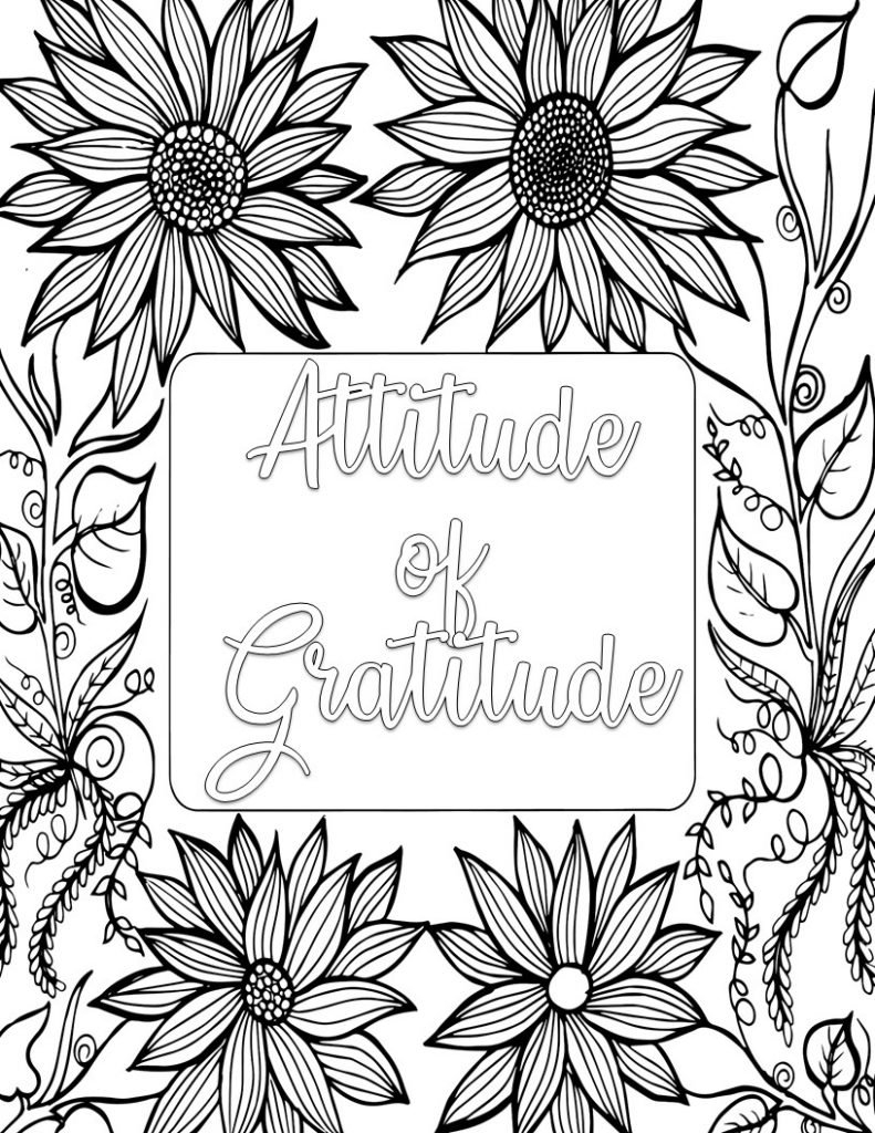Gratitude Coloring Pages For Adults Instant Downloads Free Gratitude Coloring Pages For Adults Instant Downloads Free
