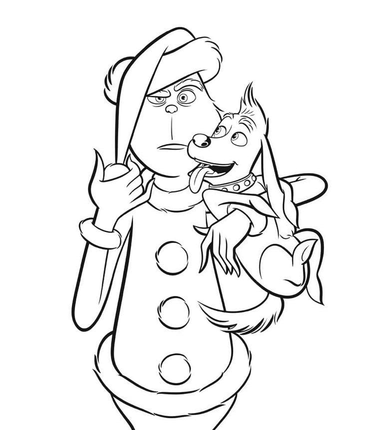 Grinch Coloring Pages Printable Grinch Coloring Pages Printable