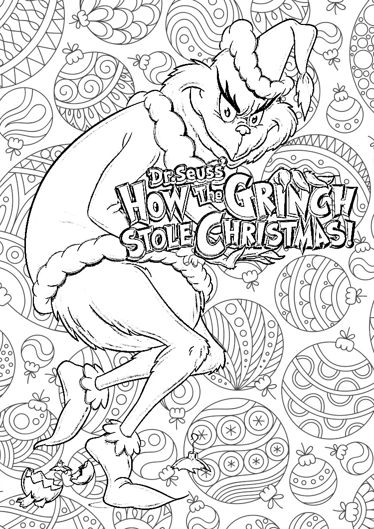 Free Printable Grinch Coloring Pages For Kids Free Printable Grinch Coloring Pages For Kids