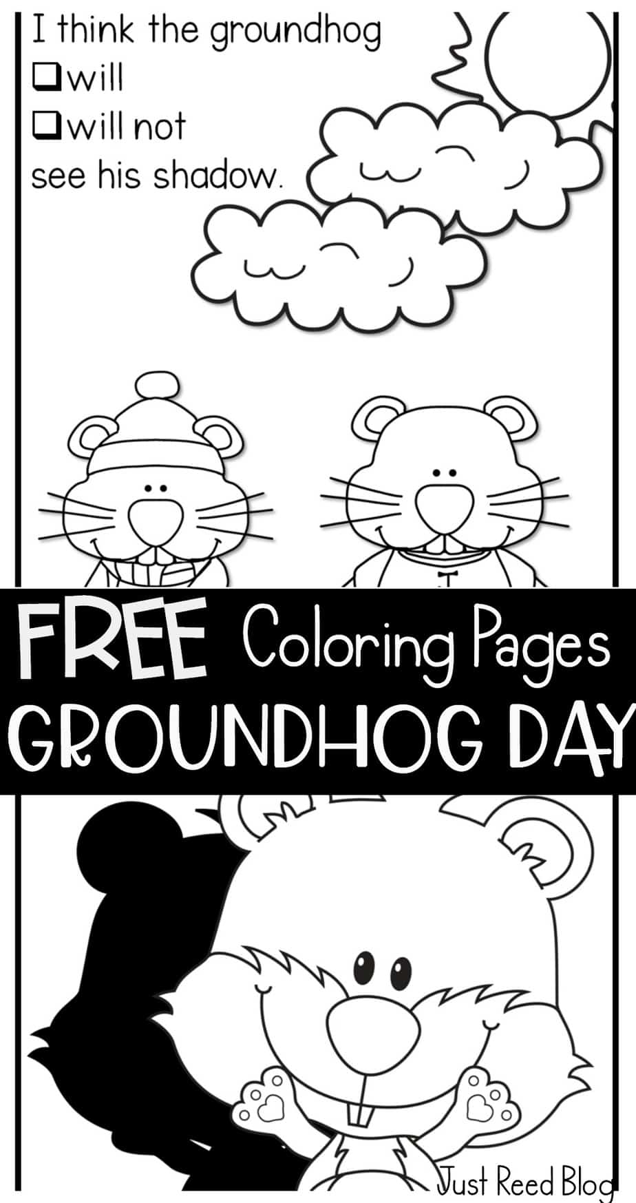 Groundhog Day Coloring Pages Printable Groundhog Day Coloring Pages Printable