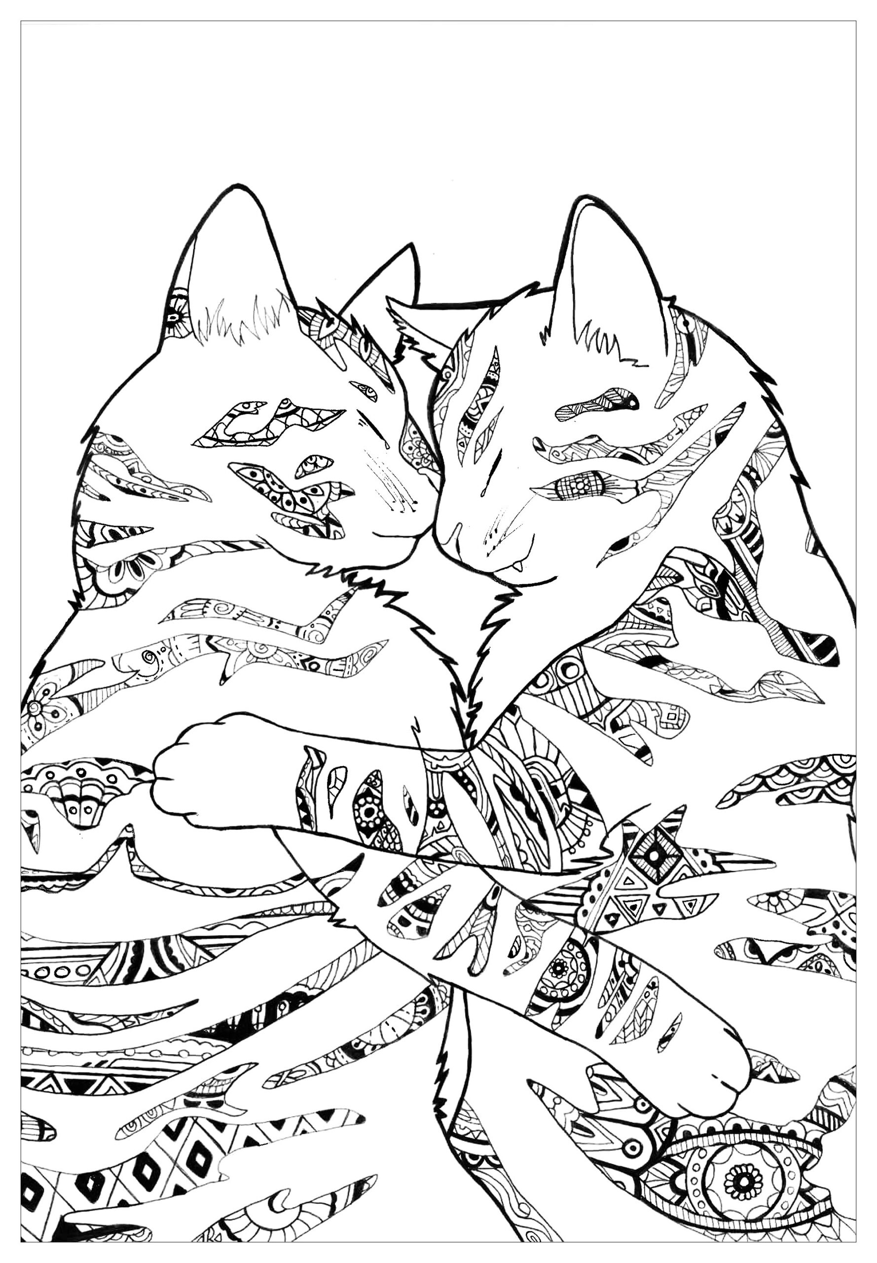 Grumpy Cat Coloring Pages