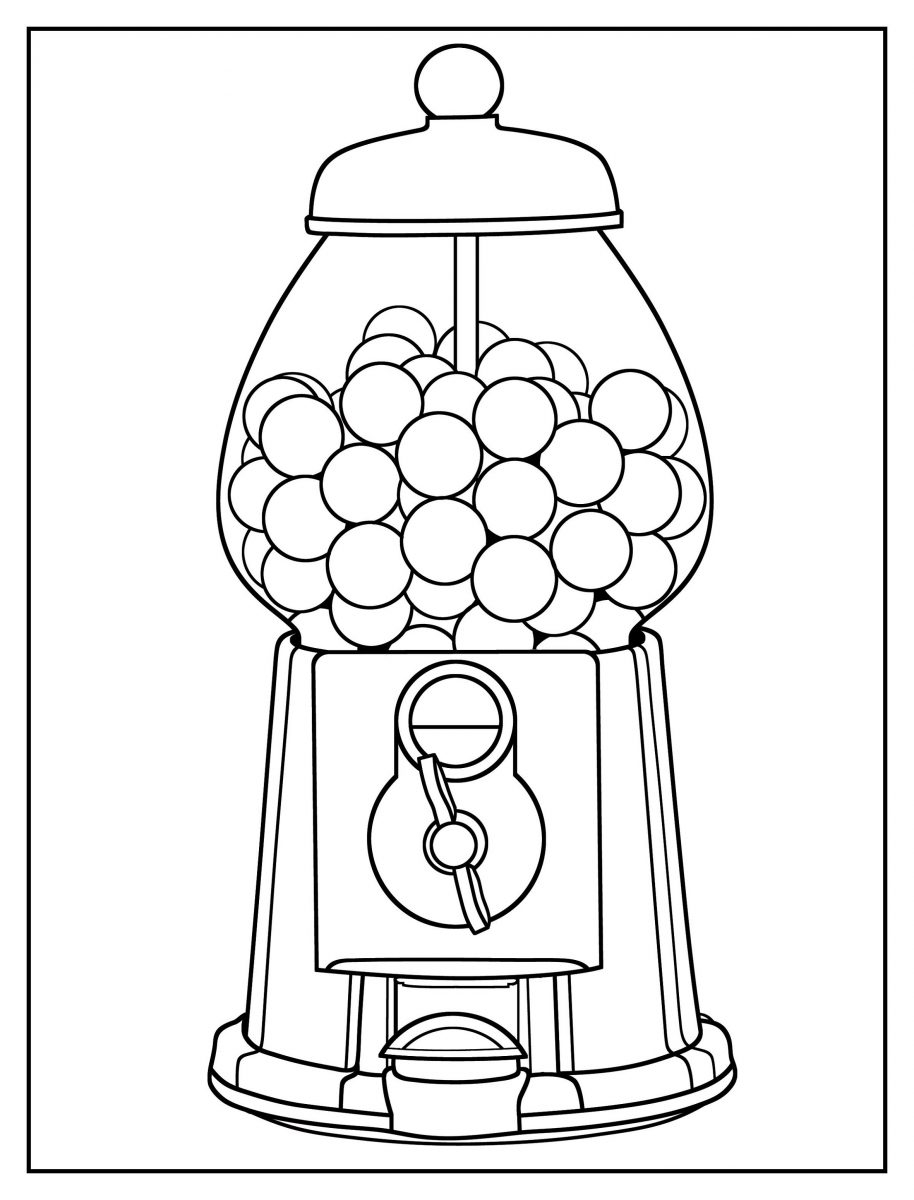 Gumball Machine Coloring Page K5 Worksheets Gumball Machine Coloring Page K5 Worksheets