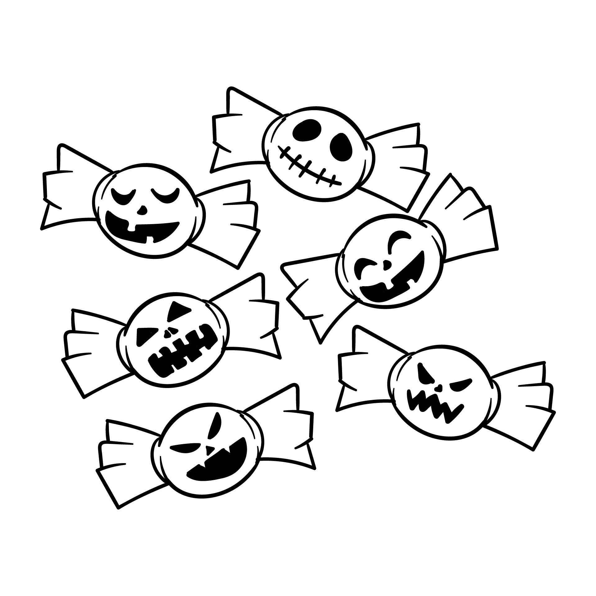 Halloween Candy Coloring Pages 15 Free PDF Printables Printablee Halloween Candy Coloring Pages 15 Free PDF Printables Printablee
