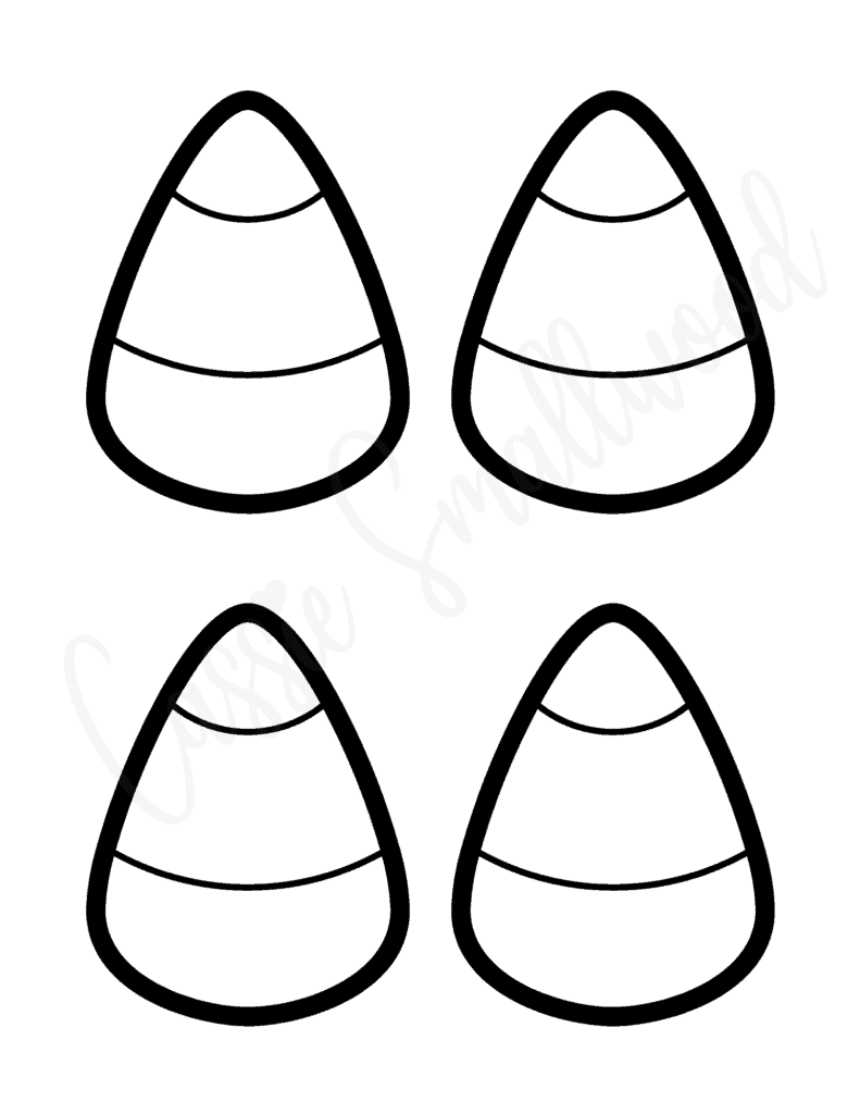 Halloween Candy Corn Coloring Pages Halloween Candy Corn Coloring Pages